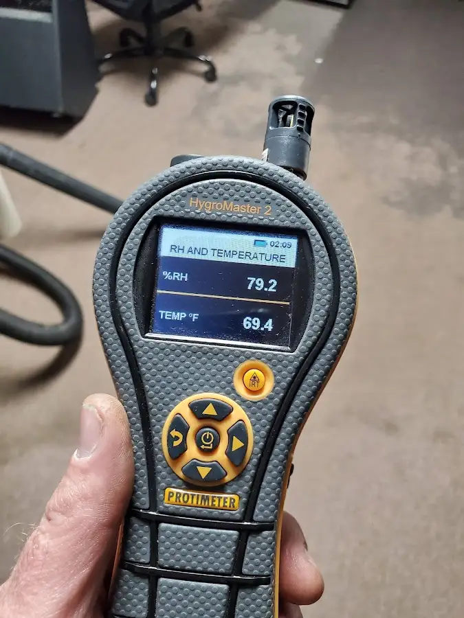 Moisture meter humidity assessment for Fire & Smoke Damage Restoration in Phelps